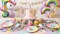 Unicorn Party Crinkle Paper Shred 1 lb Magical Unicorn Birthday Easter Grass Basket Filler – Colorful Paper Filler for Gift Baskets, Party Favor Boxes, Candy Tables & Unicorn Party Decorations